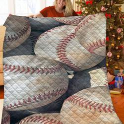 Baseball Jfj Quilt Yf and Home Decor