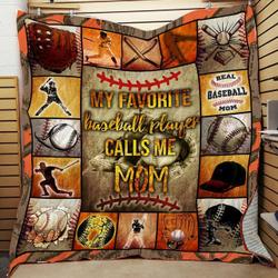 Baseball Mom Quilt Blanket ABC07113373 and Home Decor