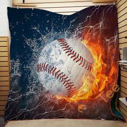 BASEBALL POSTER Blanket TH0907 Quilt and Home Decor