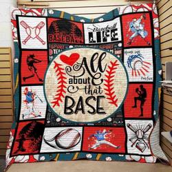 Baseball Quilt Blanket ABC07112104 and Home Decor