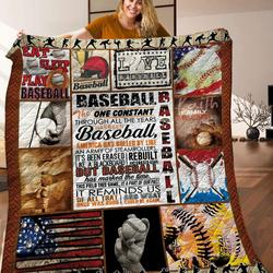 Baseball Quilt Blanket C9B030327TY and Home Decor