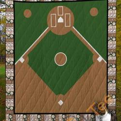 Baseball V1 Blanket TH0207 Quilt and Home Decor