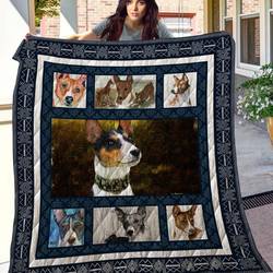 Basenji Jfj Quilt Dz and Home Decor