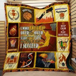 Basketball Cla1610096Q Quilt Blanket and Home Decor