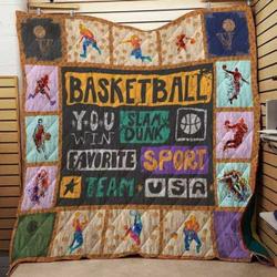Basketball Cla1610146Q Quilt Blanket and Home Decor