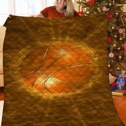 Basketball Jfj Quilt Fe and Home Decor