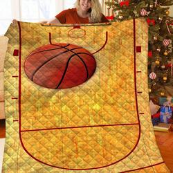 Basketball Jfj Quilt Rp and Home Decor