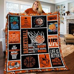 Basketball Jfj Quilt Wc and Home Decor