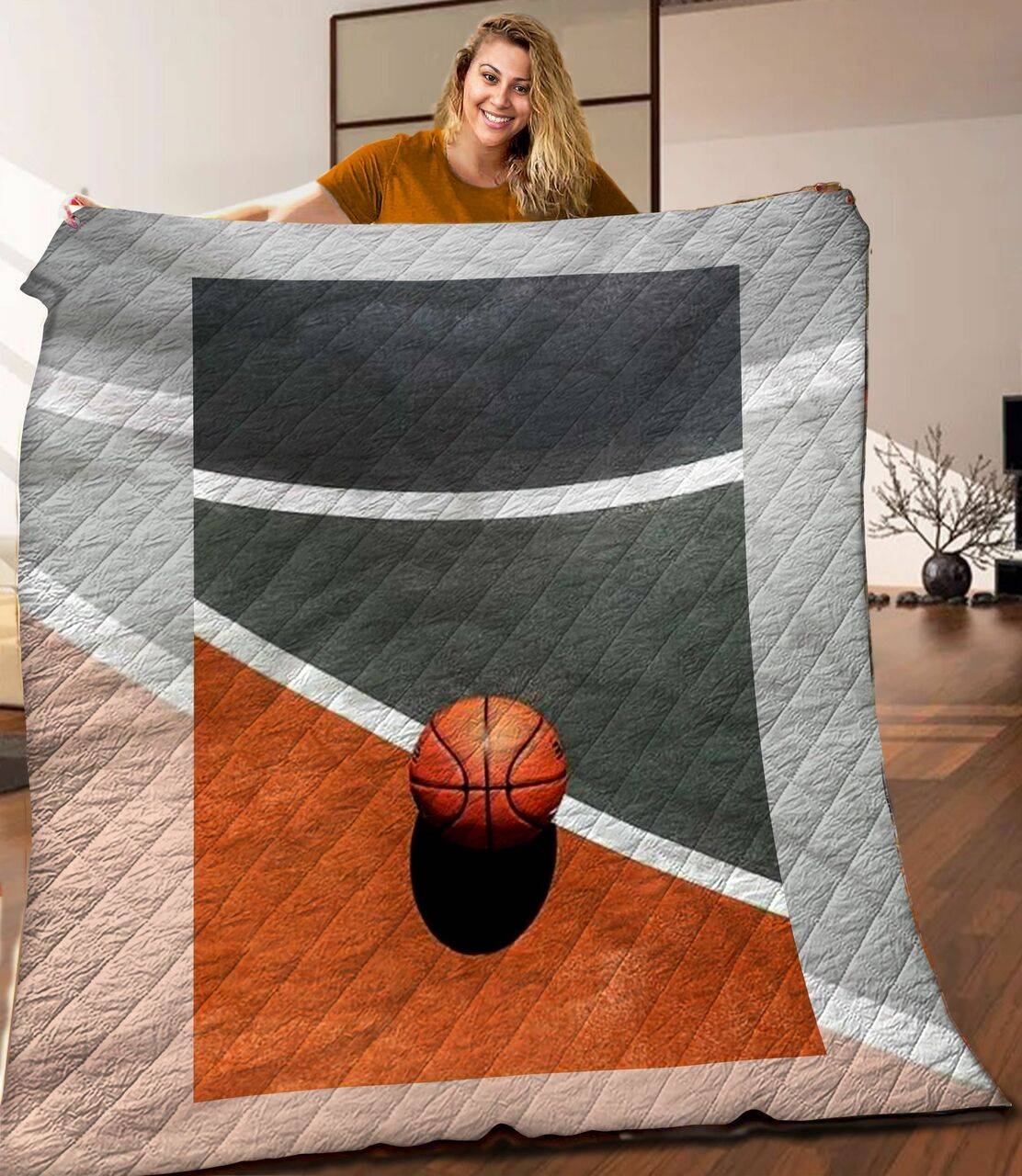 Basketball Quilt Blanket C9B050325TY and Home Decor
