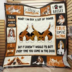 Basset Hound Quilt Blanket Dhc0102578Td and Home Decor