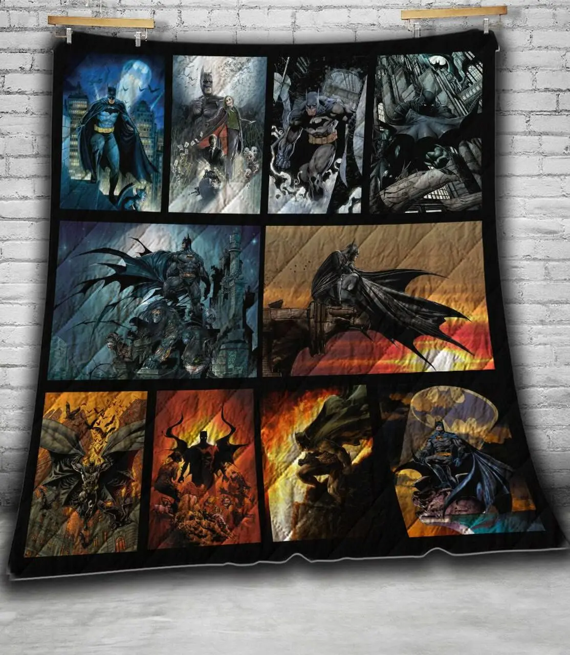 Batman Quilt Blanket Bs1011 and Home Decor