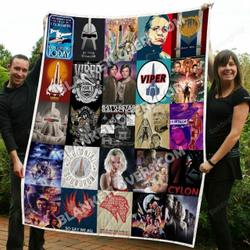 Battlestar Galactica Quilt Blanket and Home Decor