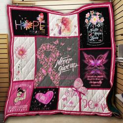 BC-Breast Cancer Quilt Blanket 01 and Home Decor