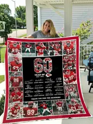 Bc Kansas City Chiefs Quilt Blanket 01 and Home Decor
