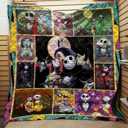 Bc  Nightmare Before Christmas Love Quilt Blanket 05 and Home Decor