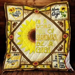 Be A Gigi Sunflower Jfj Quilt Mm and Home Decor