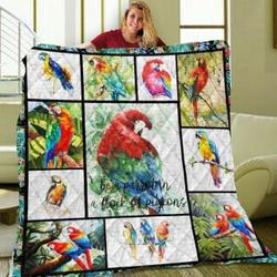 Be A Parrot P795 Quilt Bevr2907 and Home Decor
