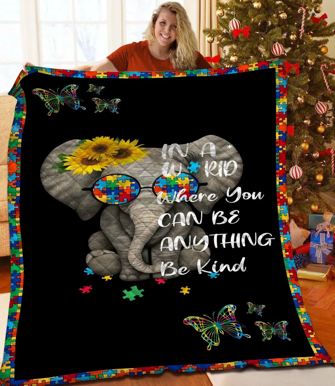 Be Kind Jfj Quilt By and Home Decor