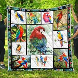 Be Parrot Quilt Yy100419 Fuct1409 and Home Decor