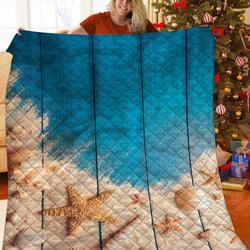 Beach Cla05120247Q Quilt Blanket and Home Decor