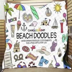 Beach Holiday Clp030705 Quilt Blanket and Home Decor