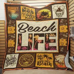 Beach Quilt Blanket ABC07112775 and Home Decor