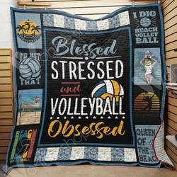 Beach Volleyball Ee10610 Quilt Inkp0108 and Home Decor