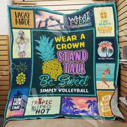 Beach Volleyball Ee9334 Quilt Inkp0108 and Home Decor