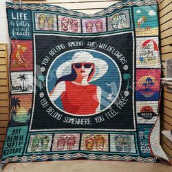 Beach7 M290710 Beach Quilt Blanket  Quilt and Home Decor
