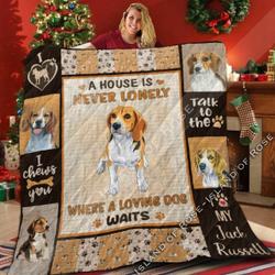 Beagle H Wing 3D Customized Quilt and Home Decor
