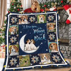 Beagle Look What You Started Quilt Npn and Home Decor