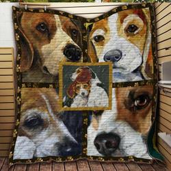 Beagle My Dream 3D Customized Quilt and Home Decor