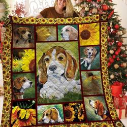 Beagle My Sunshne Beagle Quilt Pgk and Home Decor