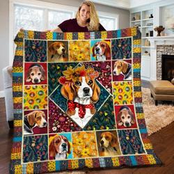 Beagle Quilt Blanket BBB090516MH and Home Decor