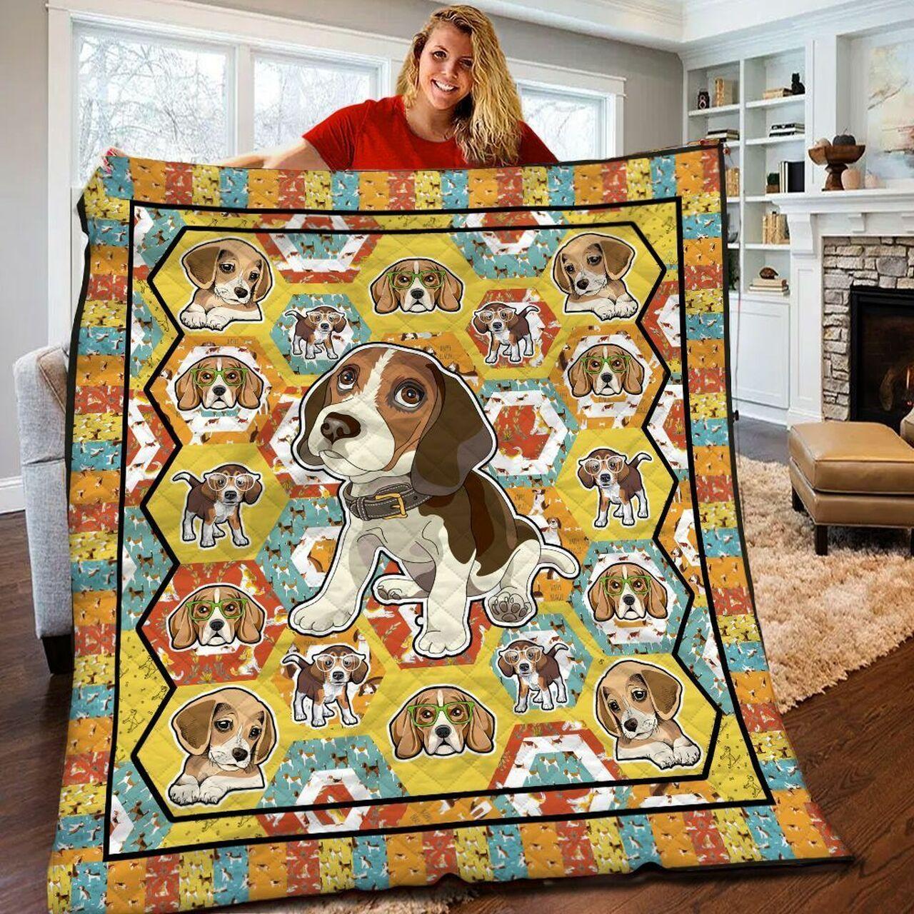 Beagle Quilt Blanket BBB090523HT and Home Decor