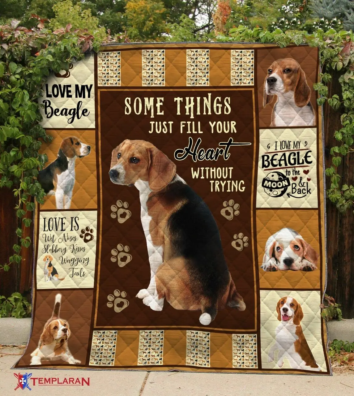Beagle Rely On Me Quilt Pky and Home Decor