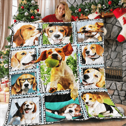 Beagle The Magician Quilt Blanket ABC06011251 and Home Decor