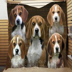 Beagle The Universe 3D Customized Quilt and Home Decor