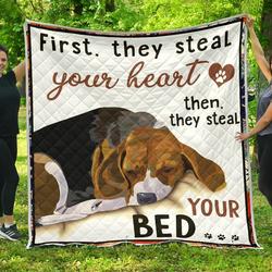 Beagle Your Heart Quilt Blanket Dhc09121648Dd and Home Decor