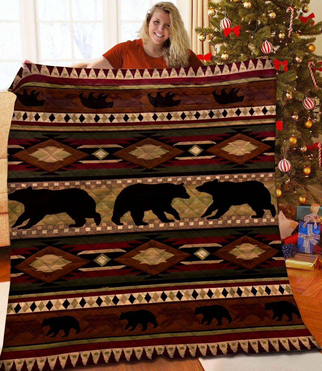 Bear Jfj Quilt Do and Home Decor