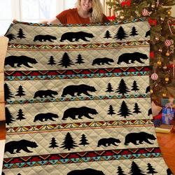 Bear Jfj Quilt Gy and Home Decor