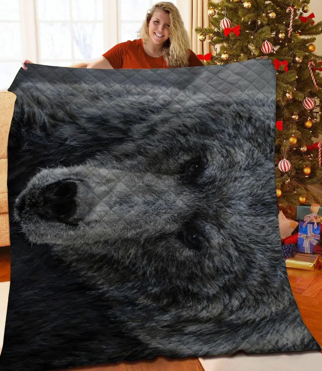 Bear Jfj Quilt Is and Home Decor