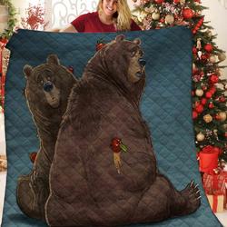 Bear Jfj Quilt Ln and Home Decor