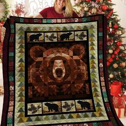 Bear Jfj Quilt Mz and Home Decor