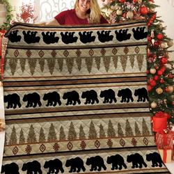Bear Jfj Quilt Oa and Home Decor