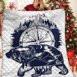 Bear Jfj Quilt Uj and Home Decor