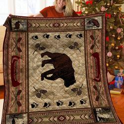 Bear Jfj Quilt Zb and Home Decor