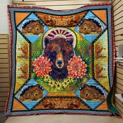 Bear Quilt V4 and Home Decor