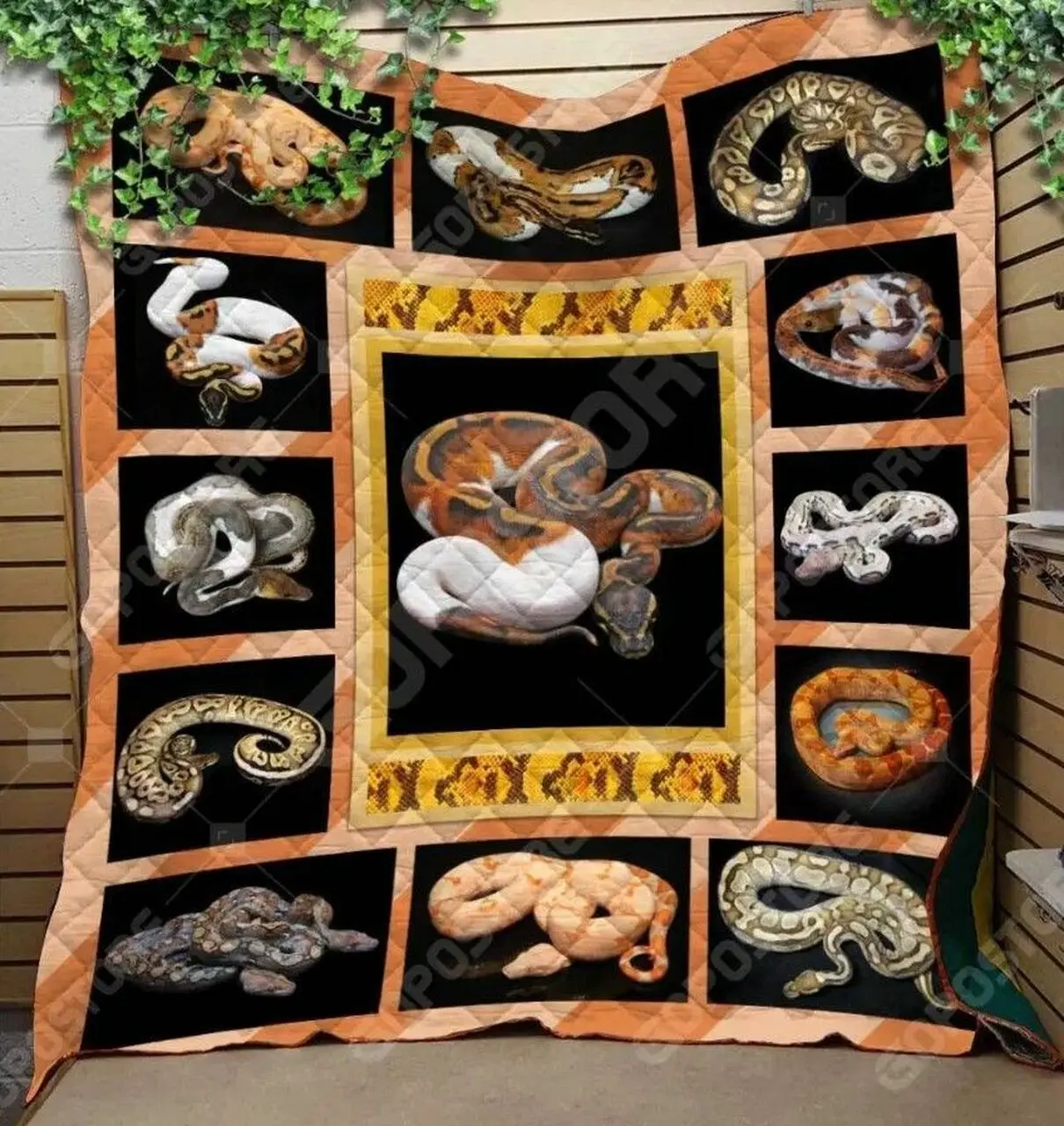 Beautifull Pythons Quilt Abg3568 Fuct1908 and Home Decor