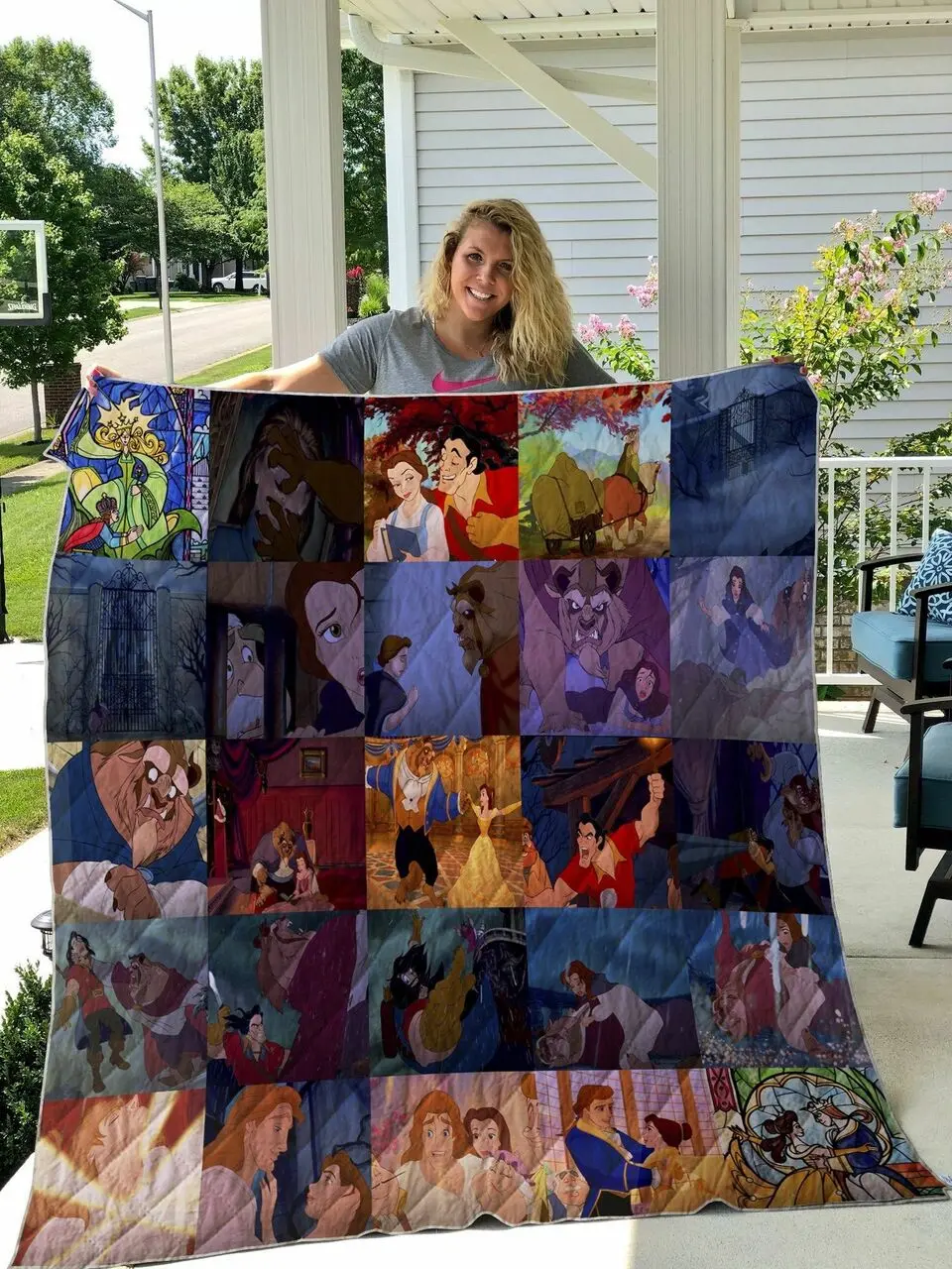Beauty And The Beast 1 Quilt Blanket and Home Decor